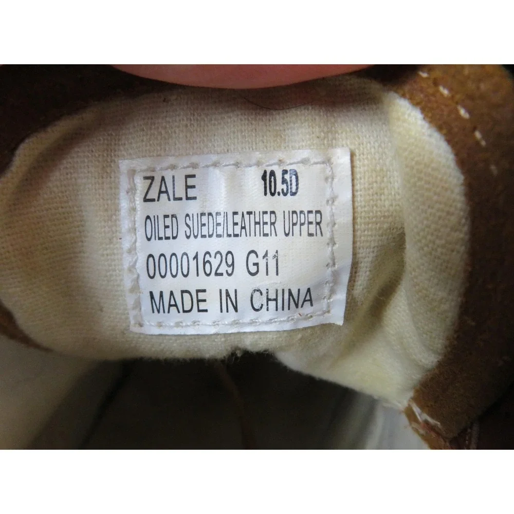 Polo Ralph Lauren Zale Shoes Mens Size 10.5 Brown Suede Mid Top Casual Comfort
